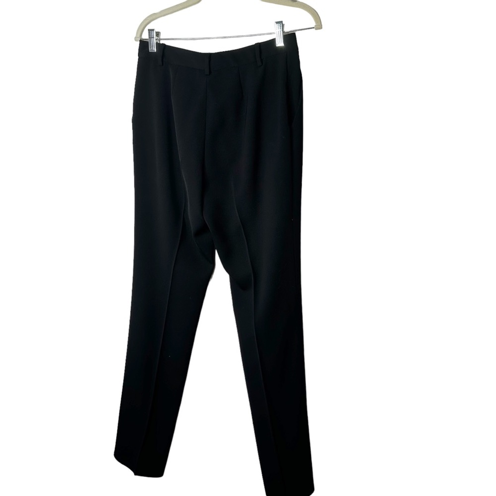 Lauren Ralph Lauren Front Pleated Black Trouser Pants Size 4 - Picture 2 of 9